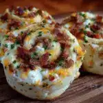 bacon ranch pinwheel snacks - featured image