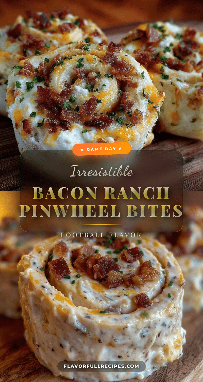 bacon ranch pinwheel snacks recipe