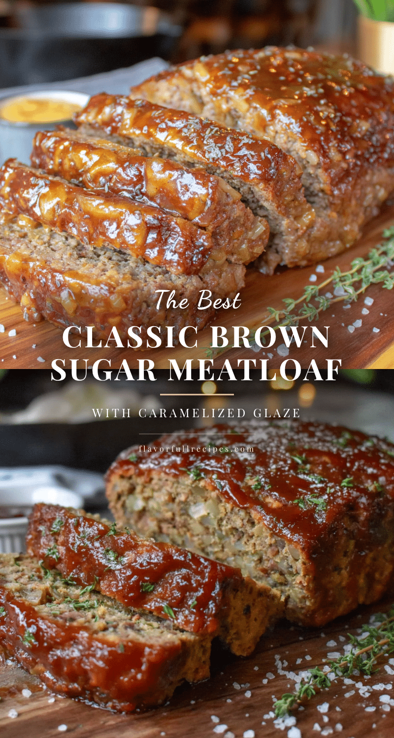 best classic beef meatloaf with brown sugar glaze recipe
