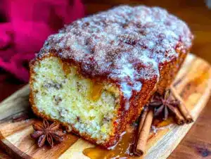 best easy slow cooker apple cider donut bread - featured image