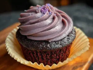 black cocoa cupcakes - featured image