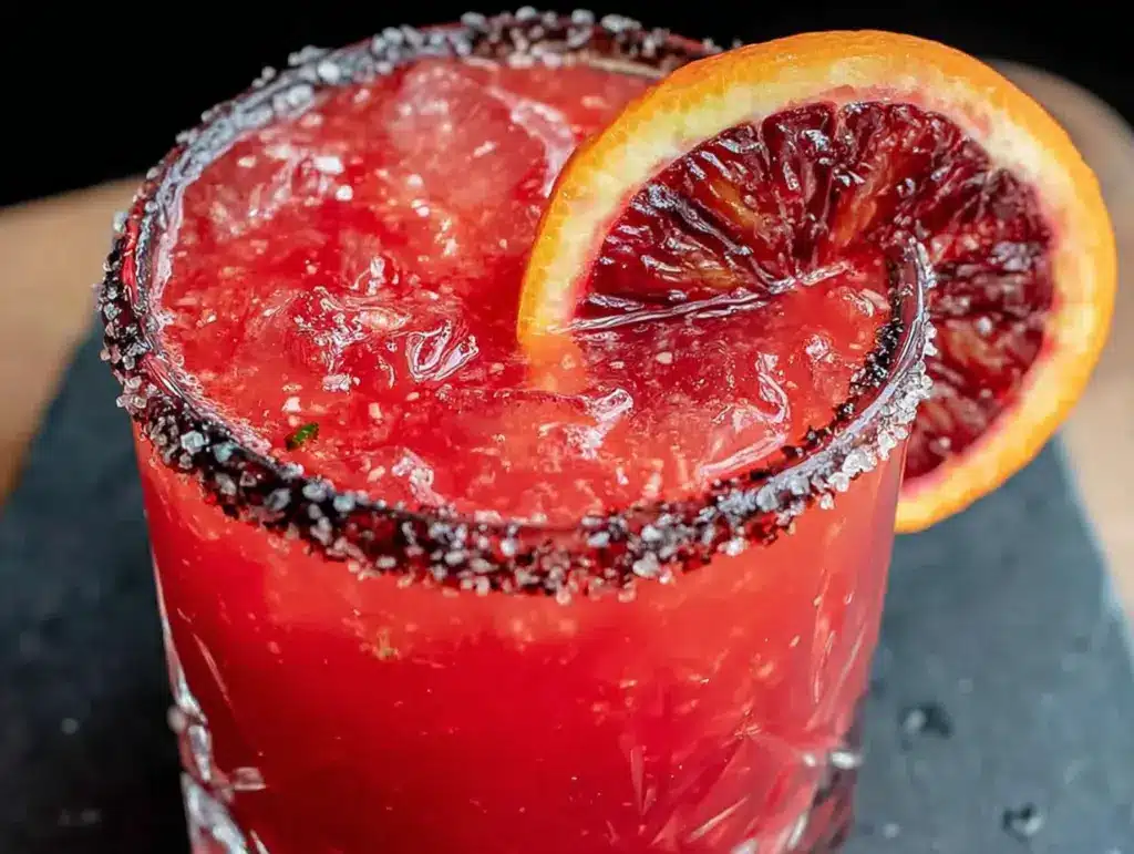 blood orange margarita - featured image