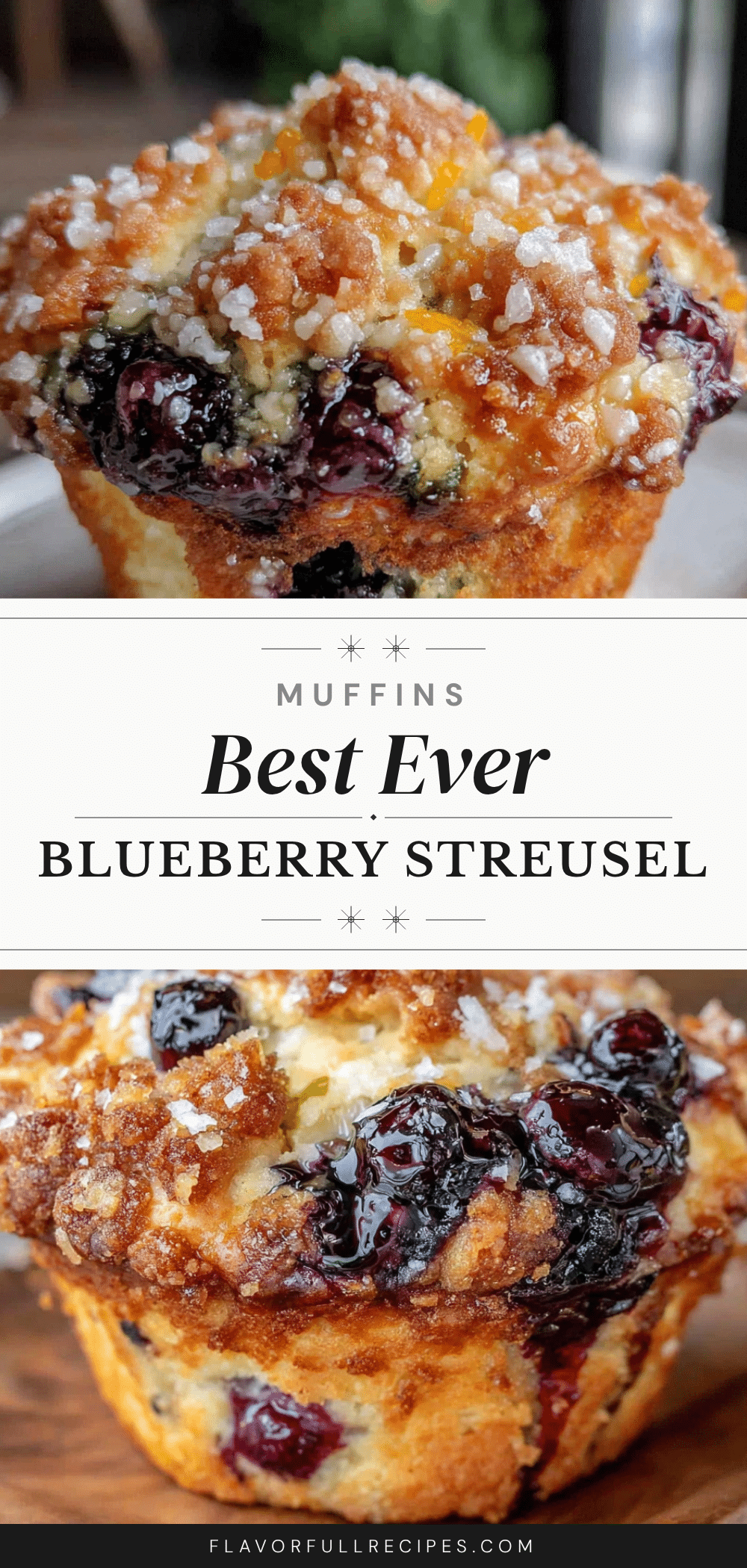 blueberry lemon streusel muffins recipe