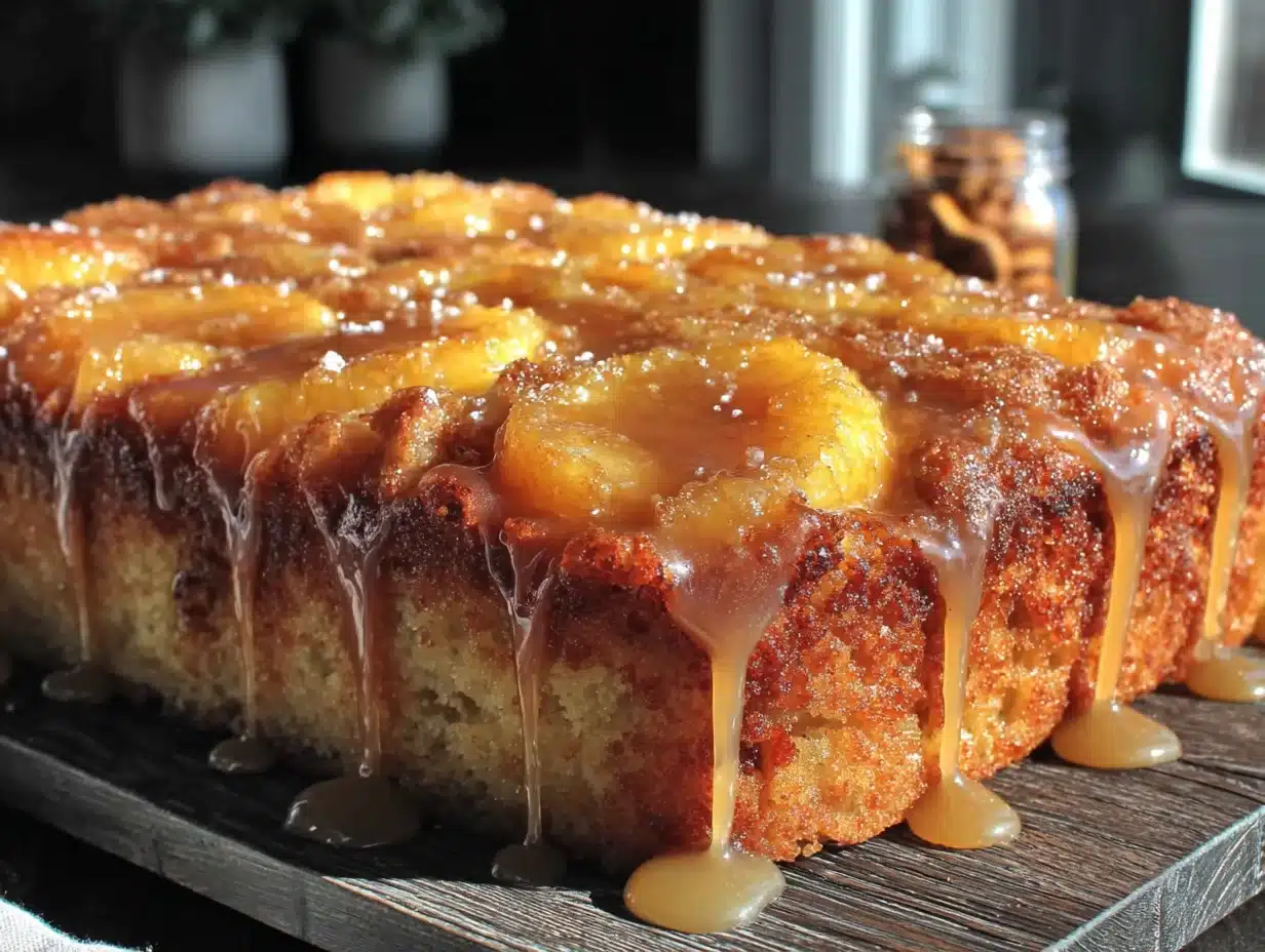 bourbon peach cobbler sheet cake - featured image