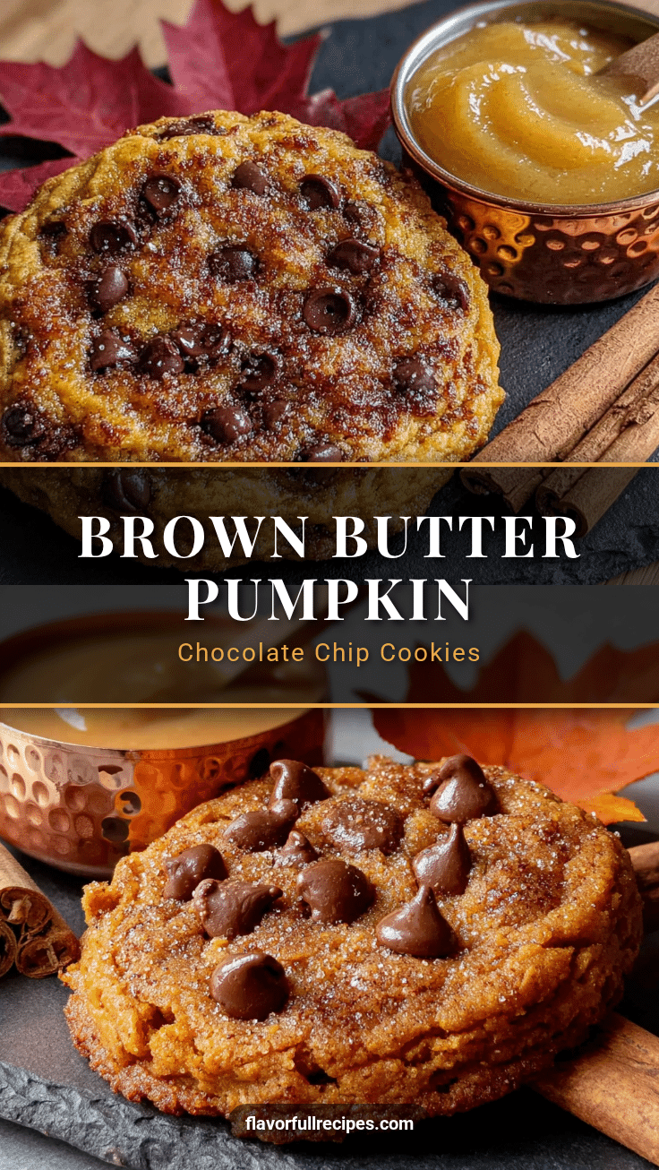 brown butter pumpkin chocolate chip cookies recipe