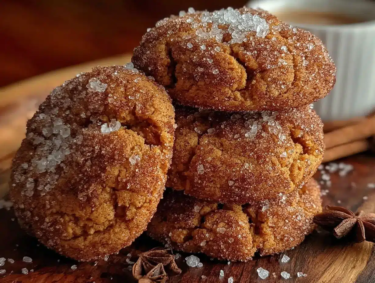 brown butter pumpkin snickerdoodle cookies preparation steps