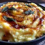 brown butter sage mashed potatoes - featured image