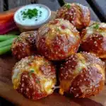 buffalo chicken pretzel bites - featured image