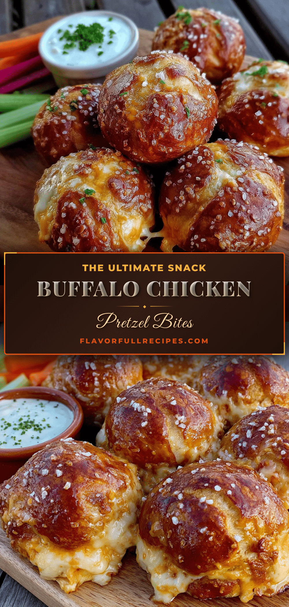 buffalo chicken pretzel bites recipe