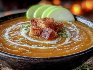butternut squash and apple soup - featured image