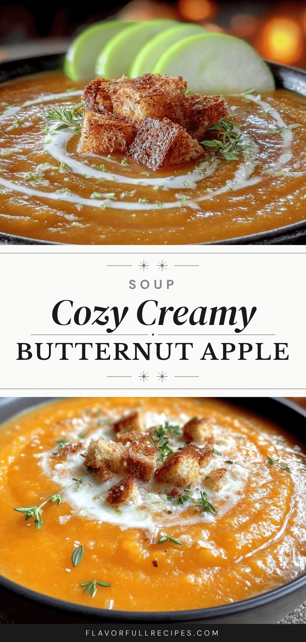 butternut squash and apple soup recipe