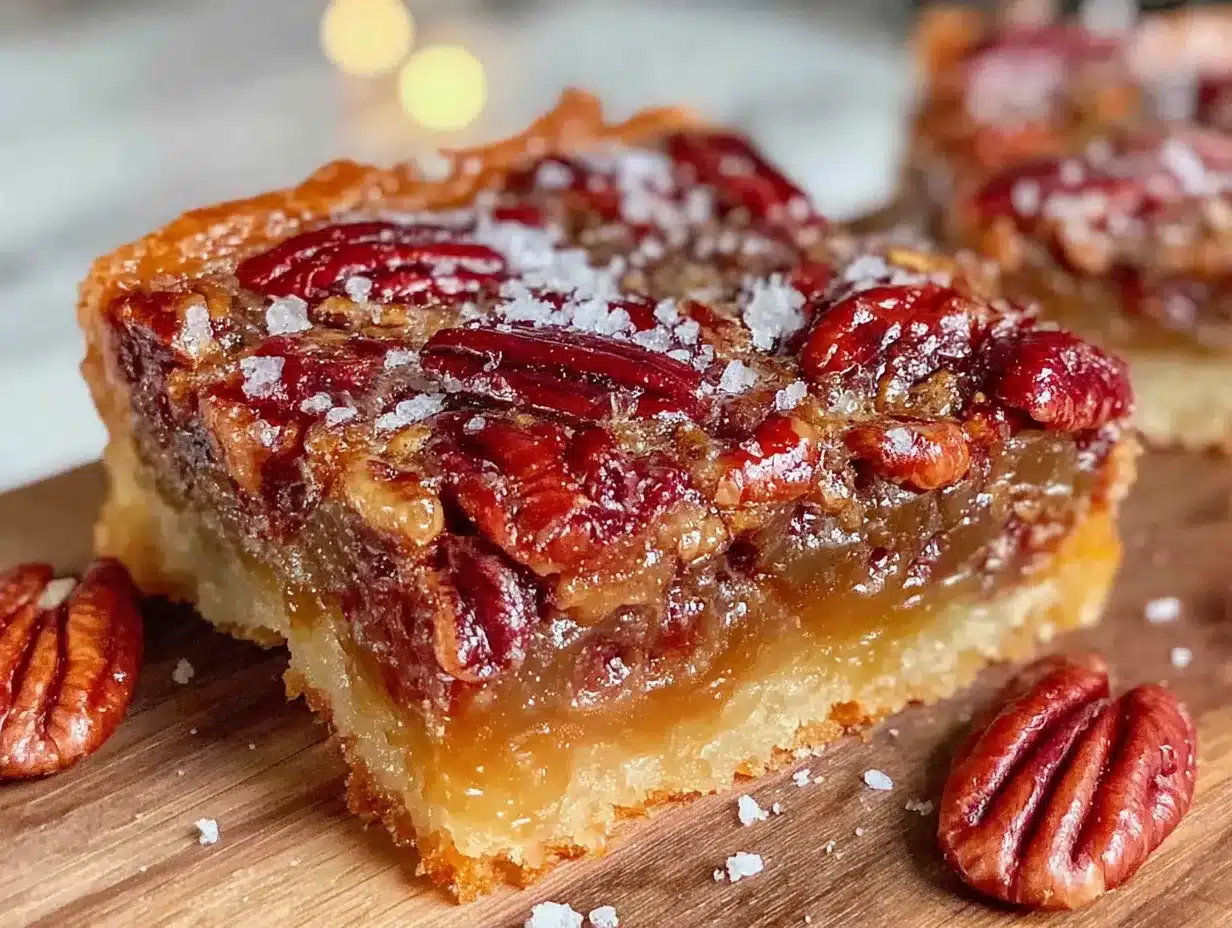 buttery pecan pie bars preparation steps