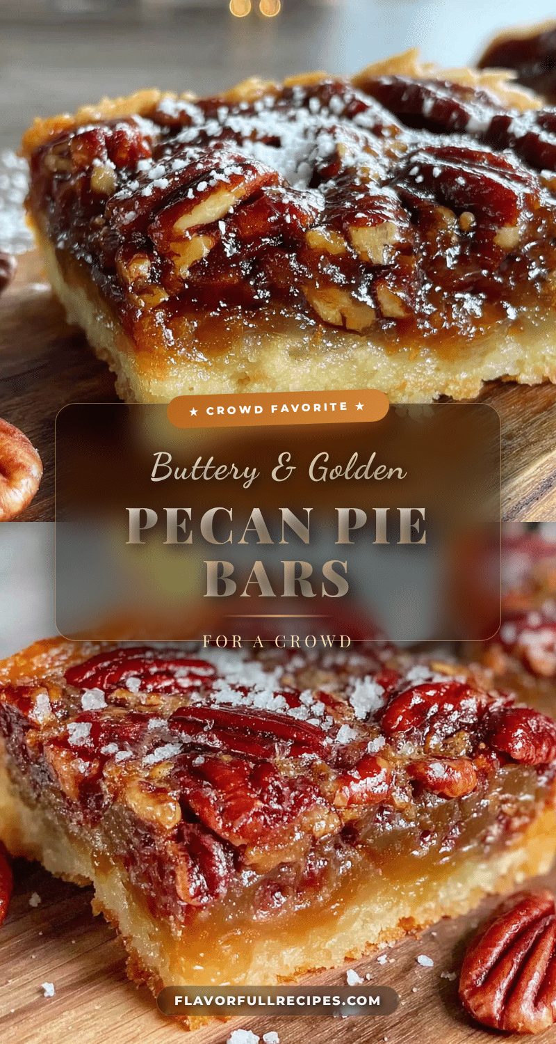 buttery pecan pie bars recipe