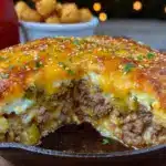 cheeseburger casserole without pasta - featured image