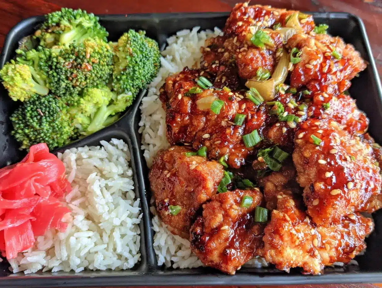 chicken teriyaki bento box meal prep preparation steps