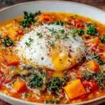 cozy autumn harvest vegetable soup with parmesan - featured image