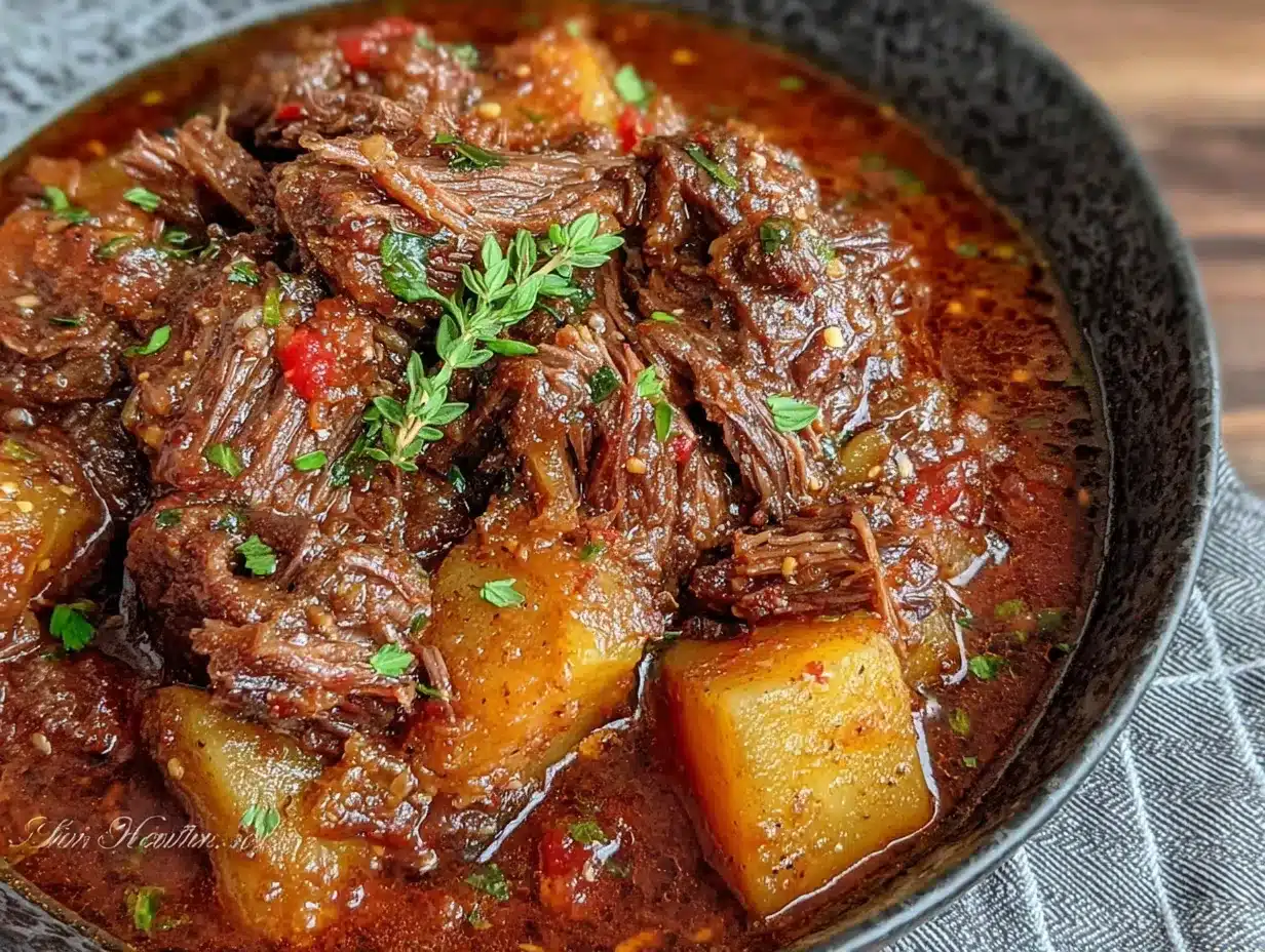 cozy slow cooker beef stew with root vegetables preparation steps
