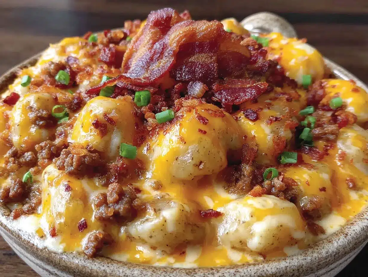 creamy crockpot cheeseburger potato soup preparation steps