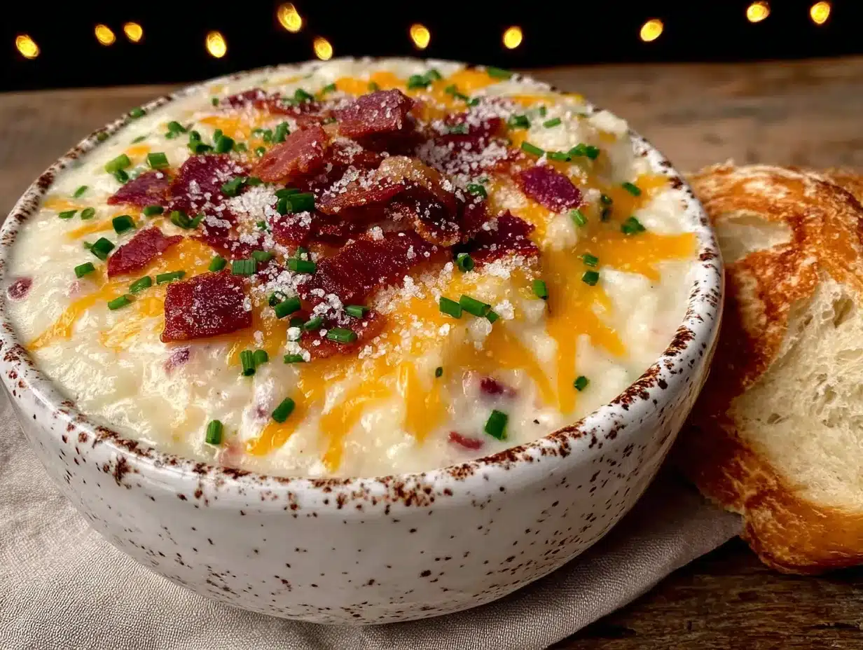 creamy crockpot loaded potato soup preparation steps