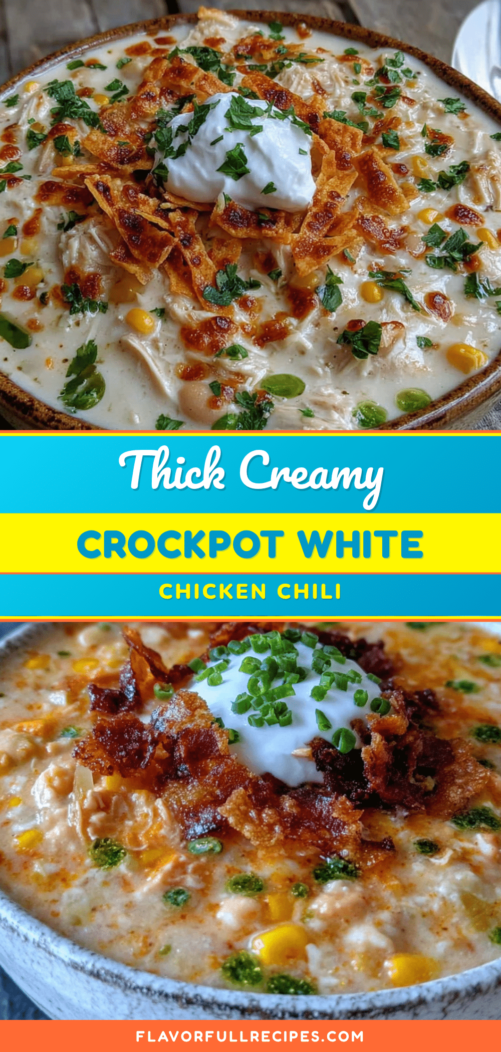 creamy crockpot white chicken chili with cream cheese recipe