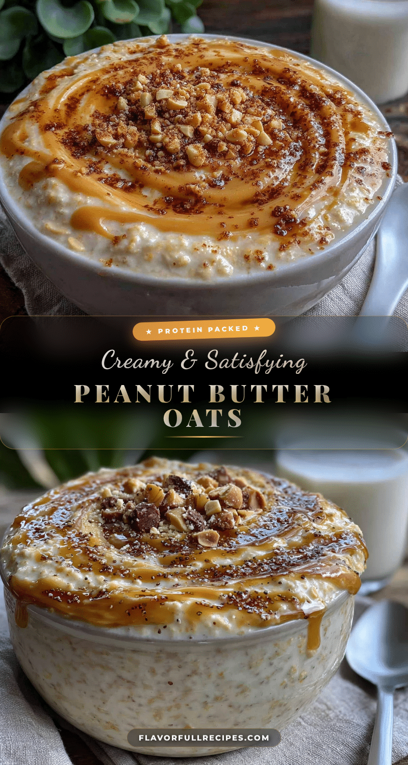 creamy high-protein peanut butter overnight oats recipe