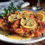 creamy lemon chicken piccata - featured image