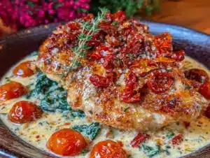 creamy marry me chicken with sun-dried tomatoes - featured image