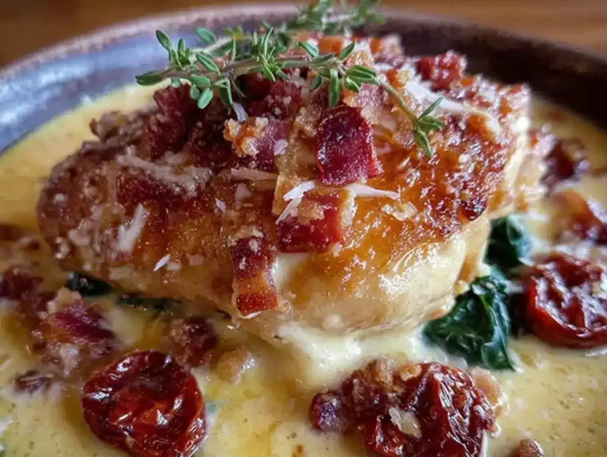 creamy marry me chicken with sun-dried tomatoes preparation steps