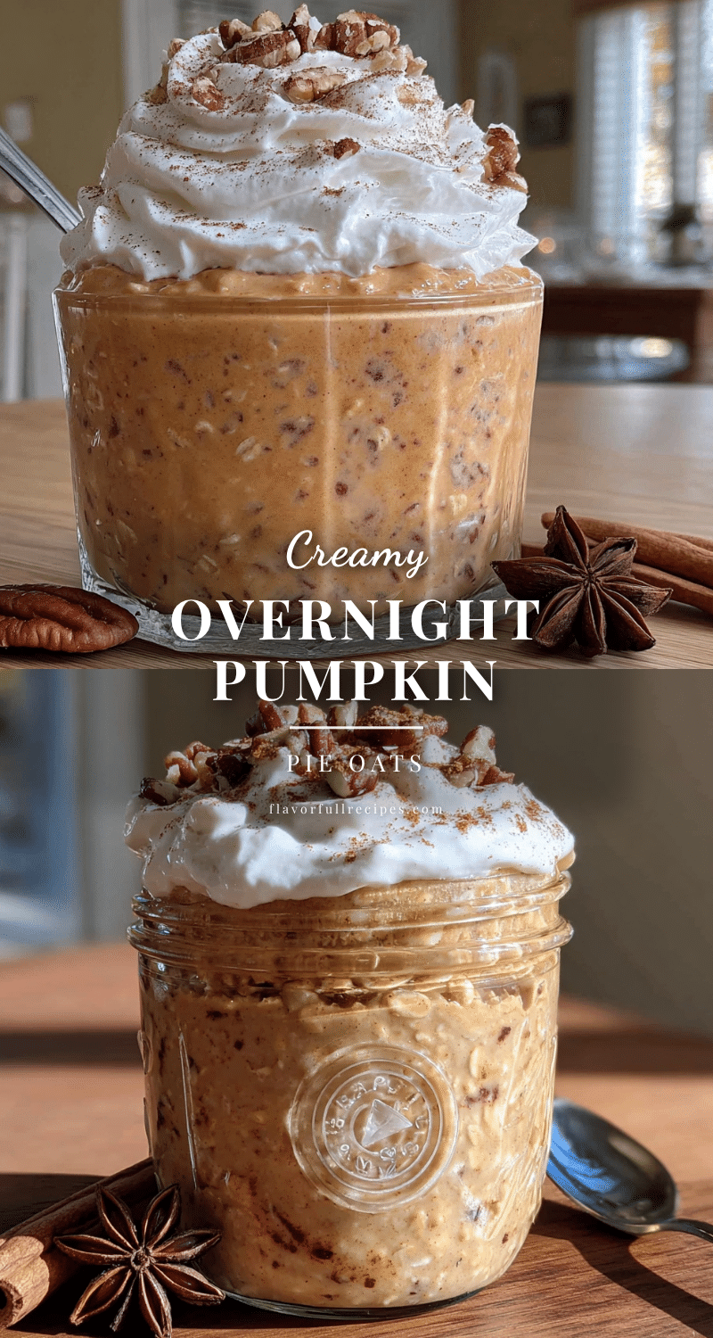 creamy overnight pumpkin pie oats recipe
