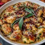 creamy pumpkin gnocchi - featured image