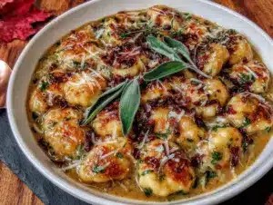 creamy pumpkin gnocchi - featured image