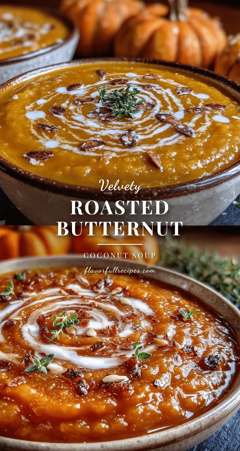 creamy roasted butternut squash soup with coconut milk recipe