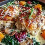 creamy tuscan chicken one pot meal - featured image