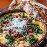Creamy Tuscan White Bean and Sausage Soup - featured image