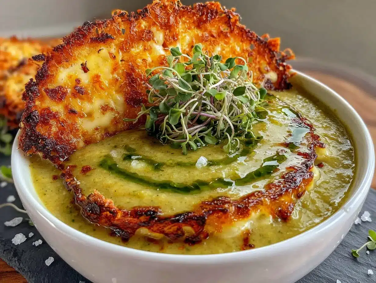 creamy zucchini soup - featured image