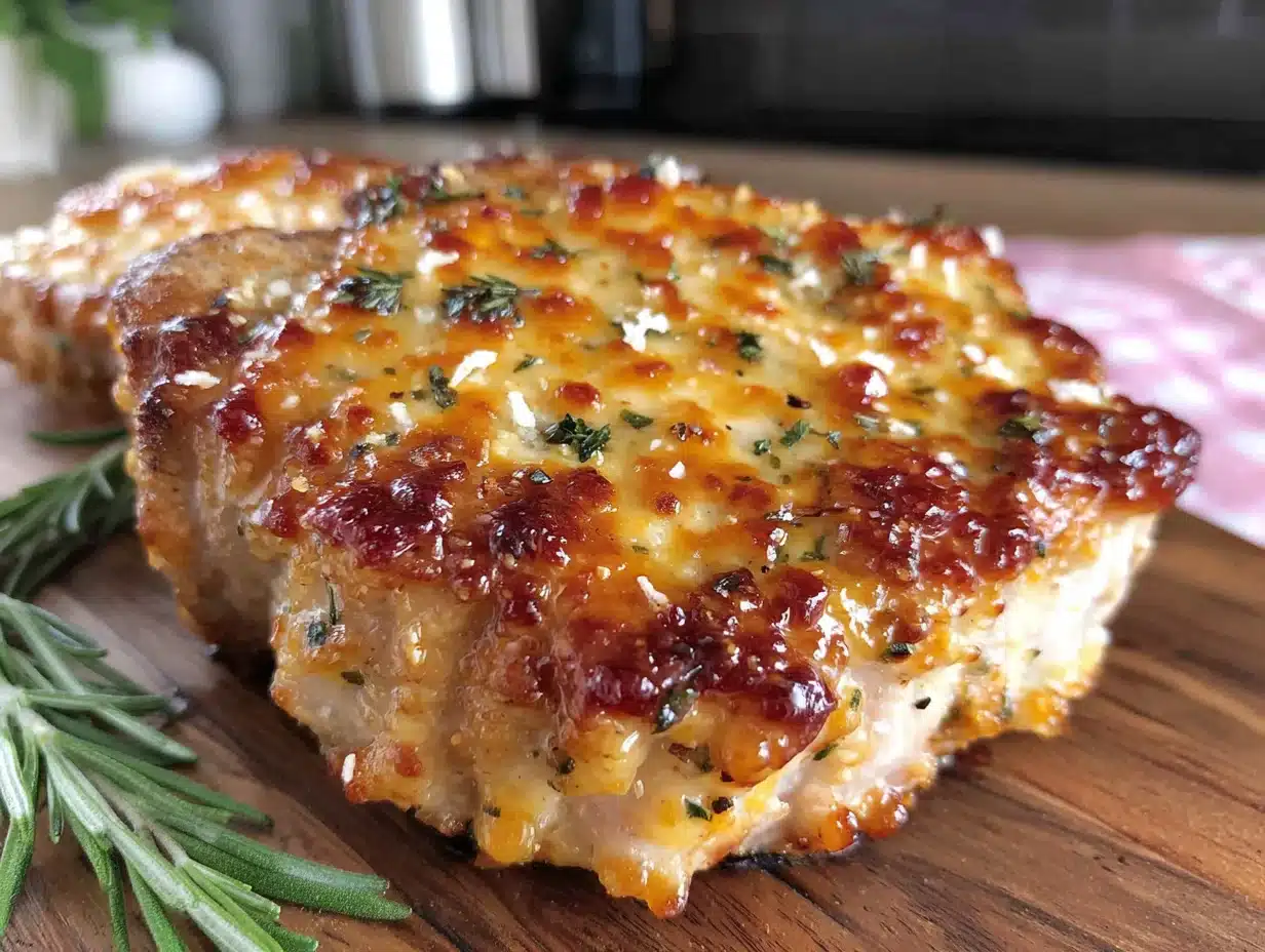 Crispy Air Fryer Parmesan Crusted Pork Chops - featured image