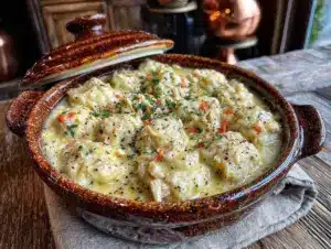 Crockpot Chicken and Dumplings - featured image