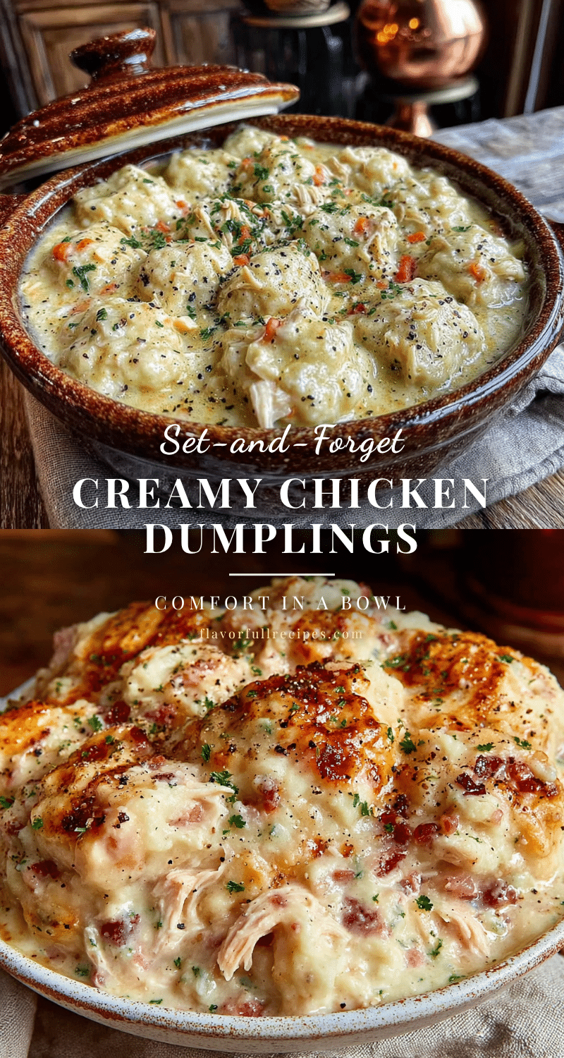 Crockpot Chicken and Dumplings recipe