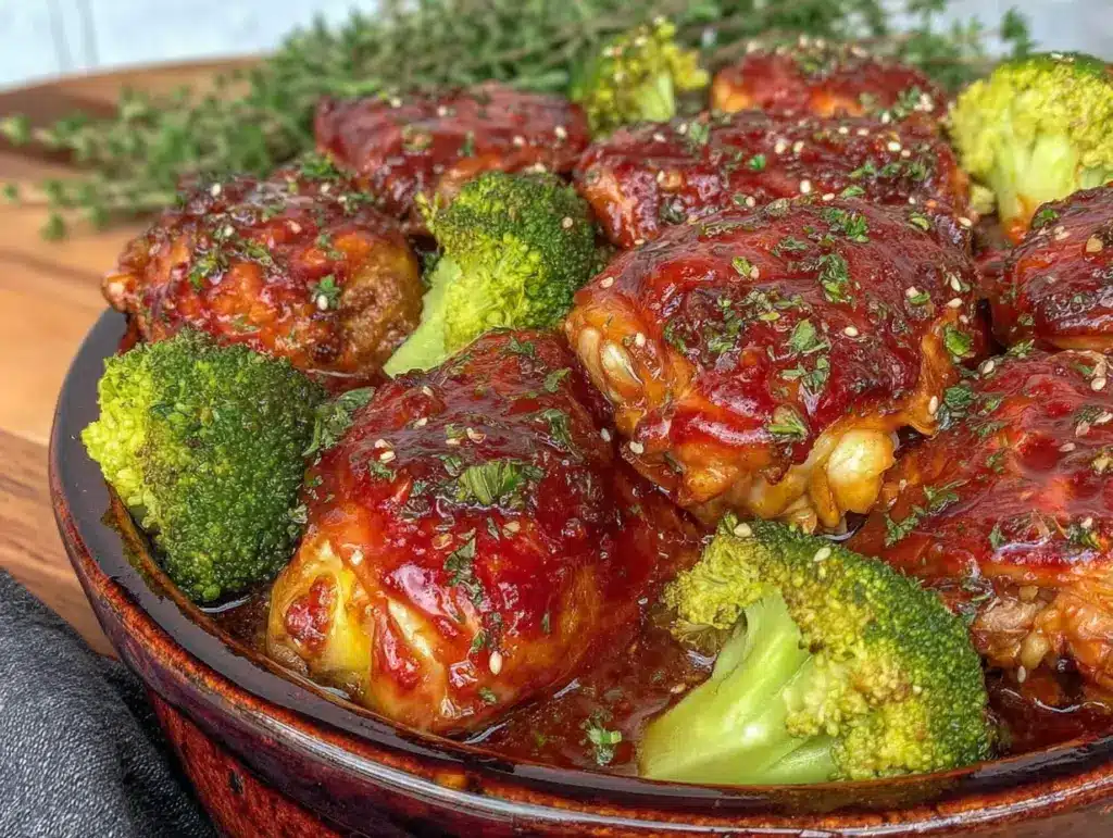 crockpot honey garlic chicken - featured image