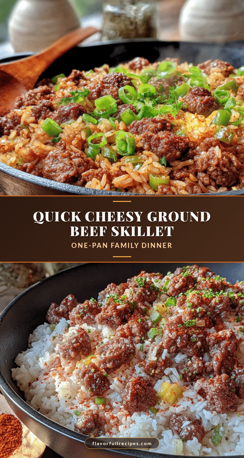 easy cheesy ground beef skillet for a crowd recipe