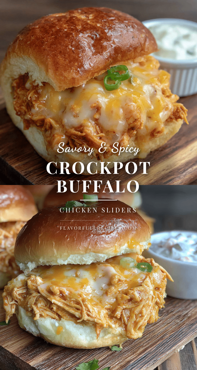 easy crockpot buffalo chicken sliders recipe