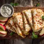 Easy Kindergarten Lunch Box Cheese Quesadilla Wedges - featured image
