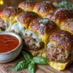 easy mummy meatball sliders - featured image