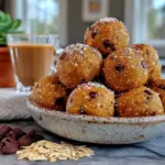 easy no-bake peanut butter protein balls - featured image