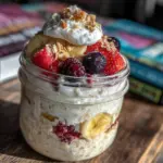 easy overnight oats jars - featured image