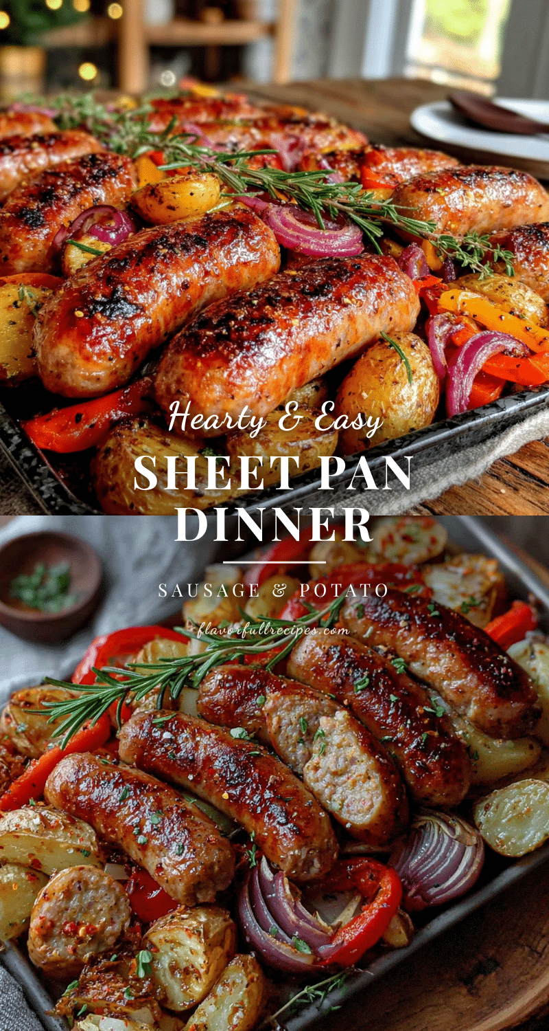 easy sheet pan sausage and potatoes recipe