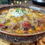 Easy Slow Cooker Ranch Taco Soup - featured image