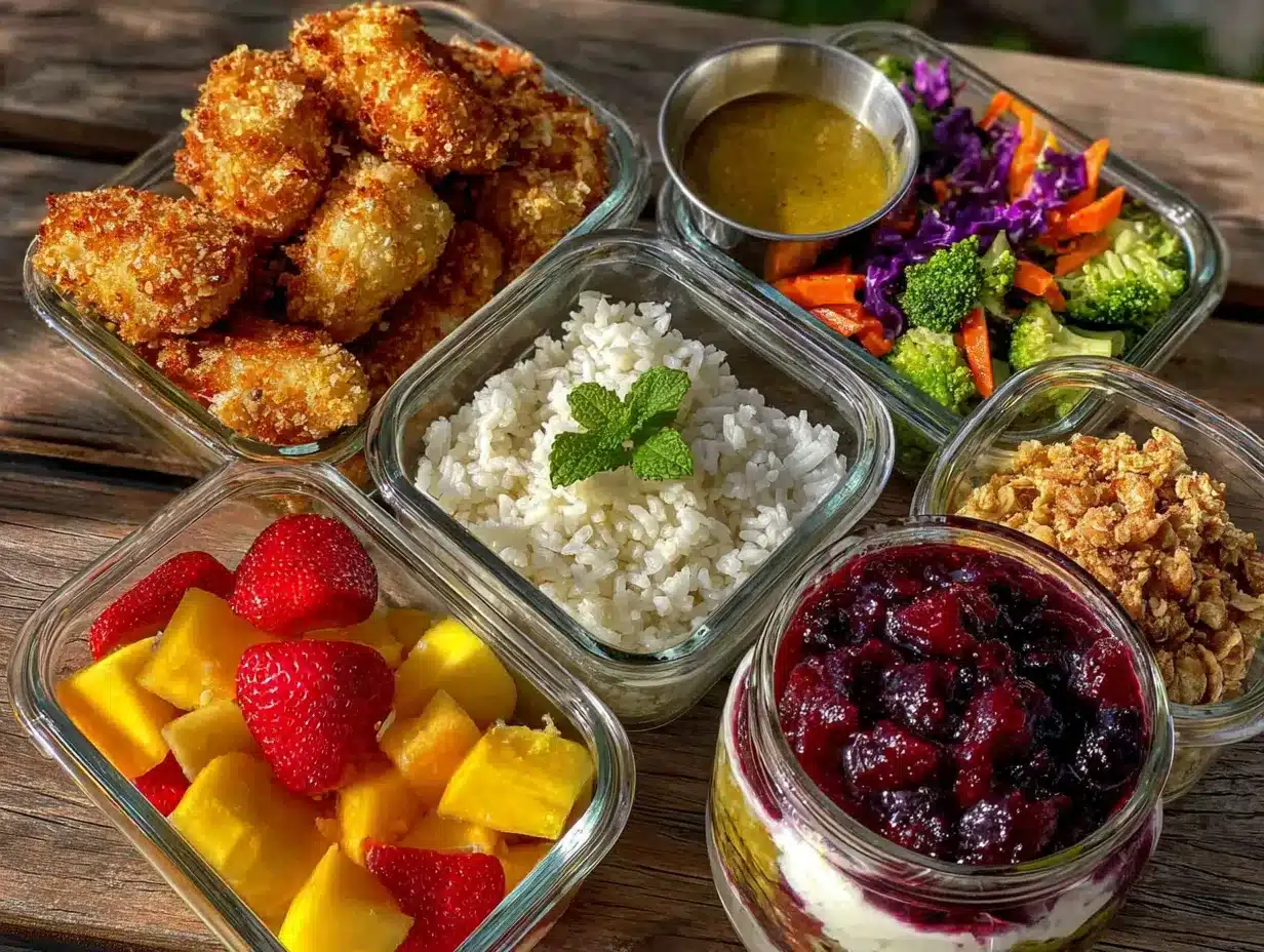 easy Sunday meal prep for a full school week preparation steps