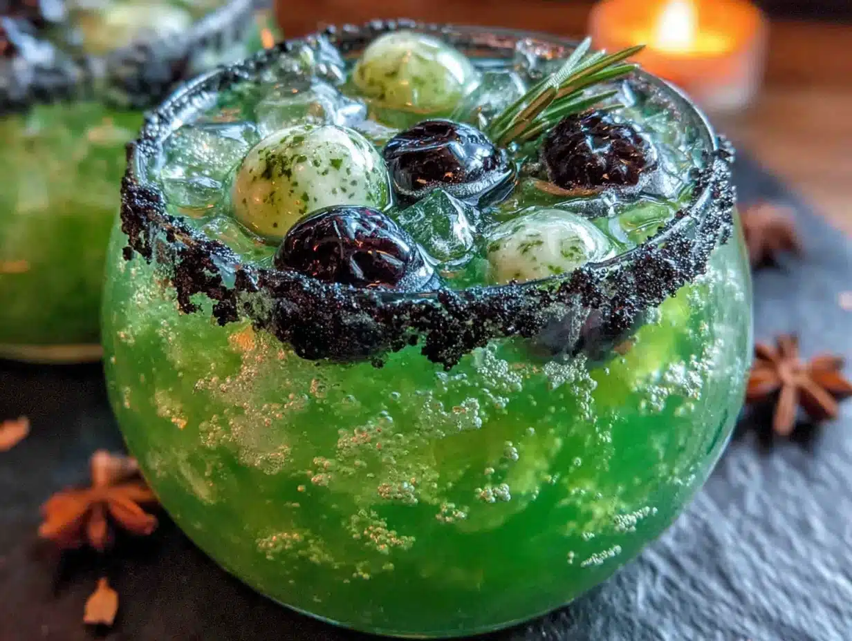 Eerie Spiked Witches Brew Halloween Punch - featured image