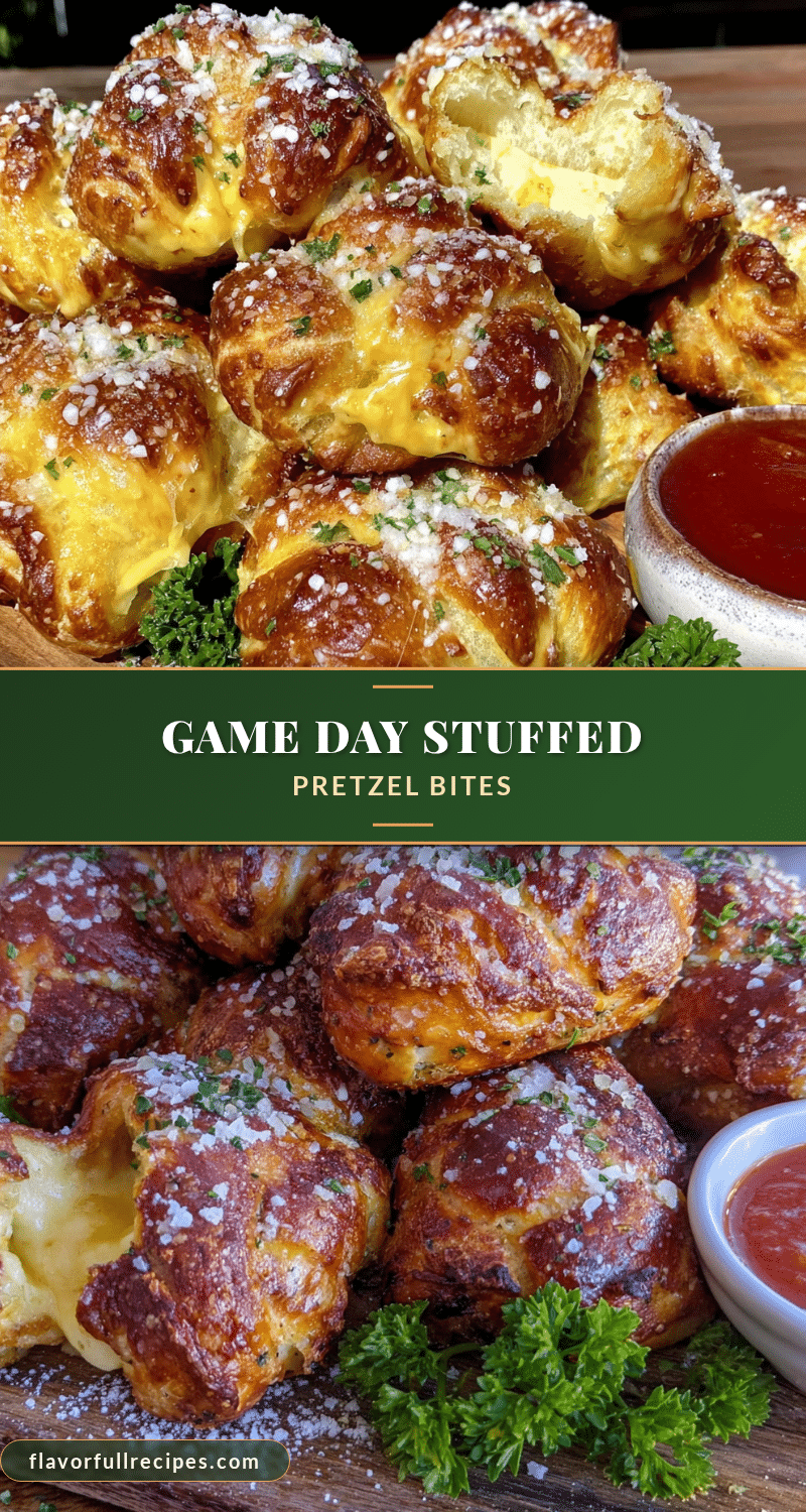 Game Day Stuffed Pretzel Bites recipe